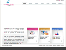Tablet Screenshot of pravesha.com